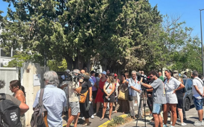 Mobilisation au port de Marseille